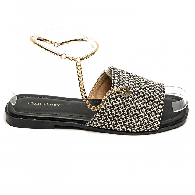 Ideal Shoes Chaussure Femmes Sandales Sandales Plates 2263