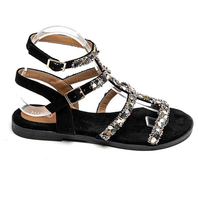 Ideal Shoes Chaussure Femmes Sandales Sandales Plates 2267