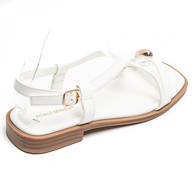 Ideal Shoes Chaussure Femmes Sandales Sandales Plates 2278