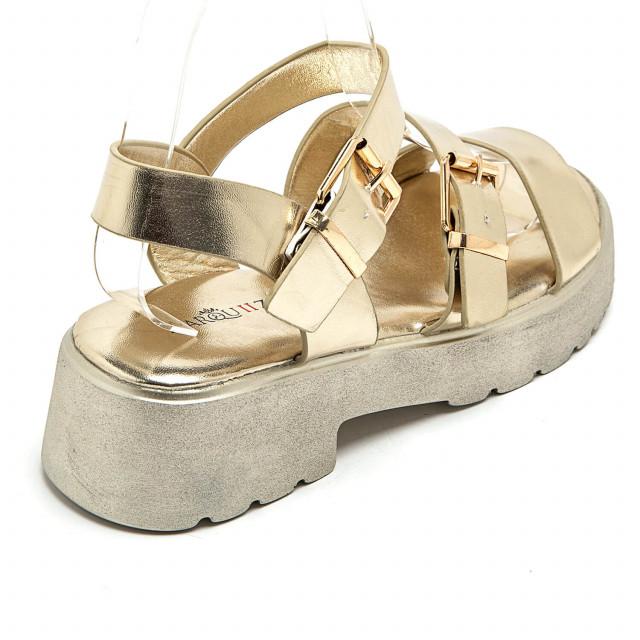 Ideal Shoes Chaussure Femmes Sandales Sandales Plates 3210