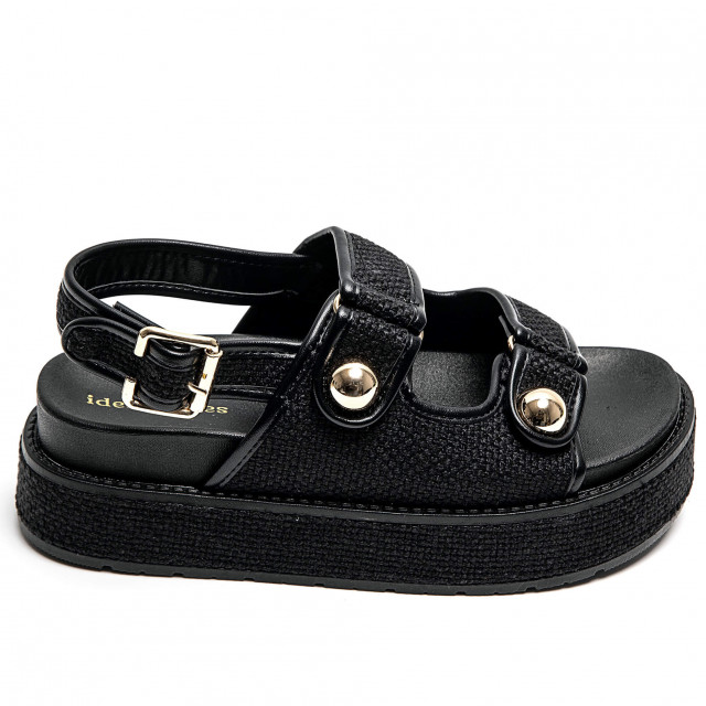Ideal Shoes Chaussure Femmes Sandales Sandales Plates 3256