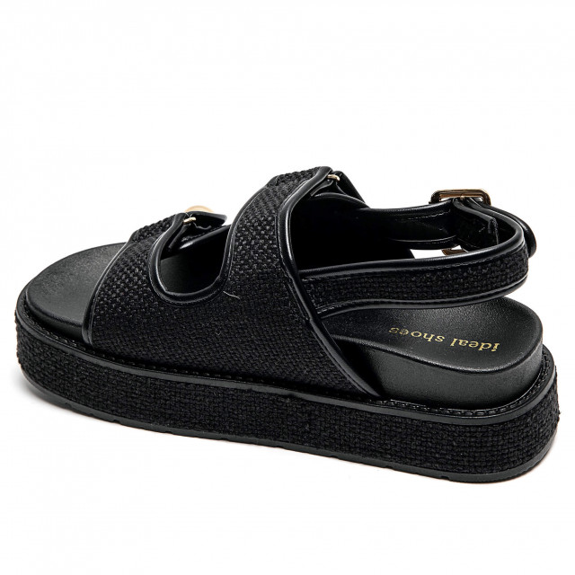 Ideal Shoes Chaussure Femmes Sandales Sandales Plates 3256