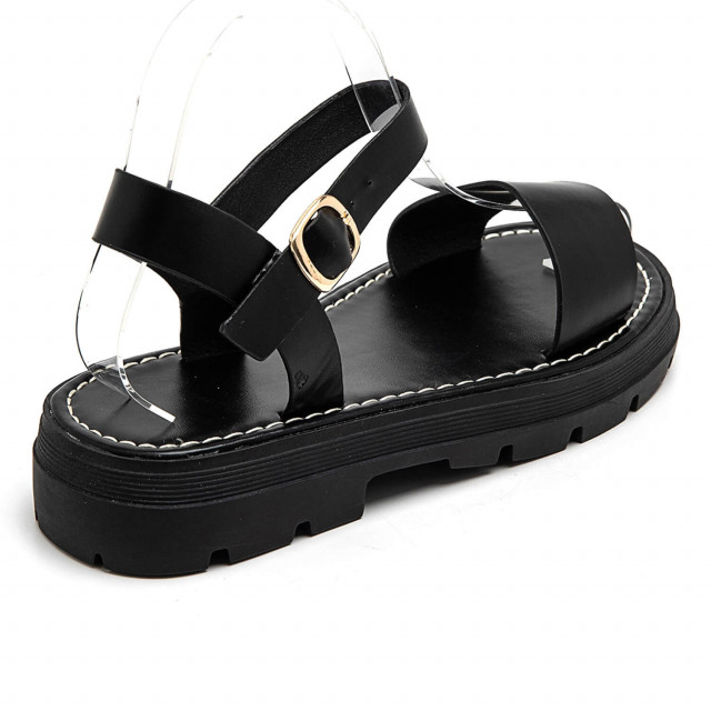 Ideal Shoes Chaussure Femmes Sandales Sandales Plates 3842