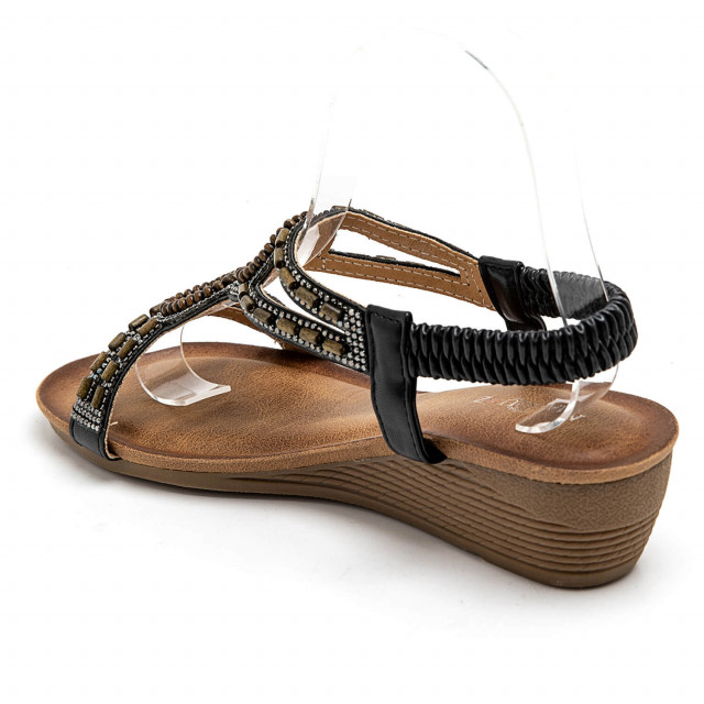 Ideal Shoes Chaussure Femmes Sandales Sandales Plates 3850