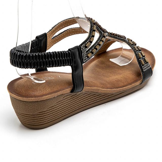 Ideal Shoes Chaussure Femmes Sandales Sandales Plates 3850