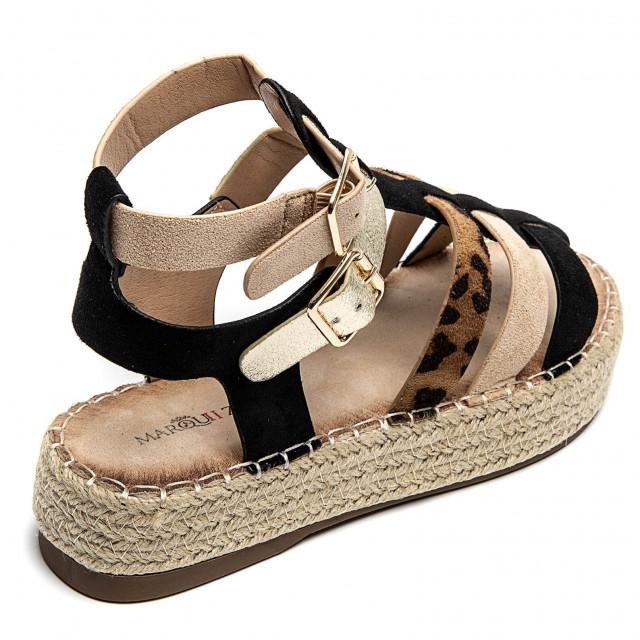 Ideal Shoes Chaussure Femmes Sandales Sandales Plates 3875