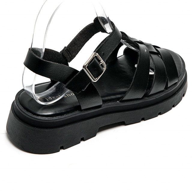 Ideal Shoes Chaussure Femmes Sandales Sandales Plates 5203