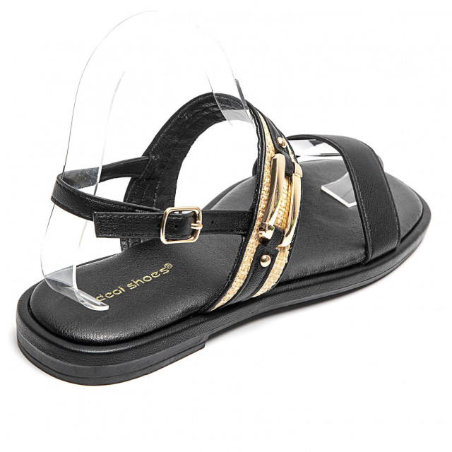 Ideal Shoes Chaussure Femmes Sandales Sandales Plates 5215