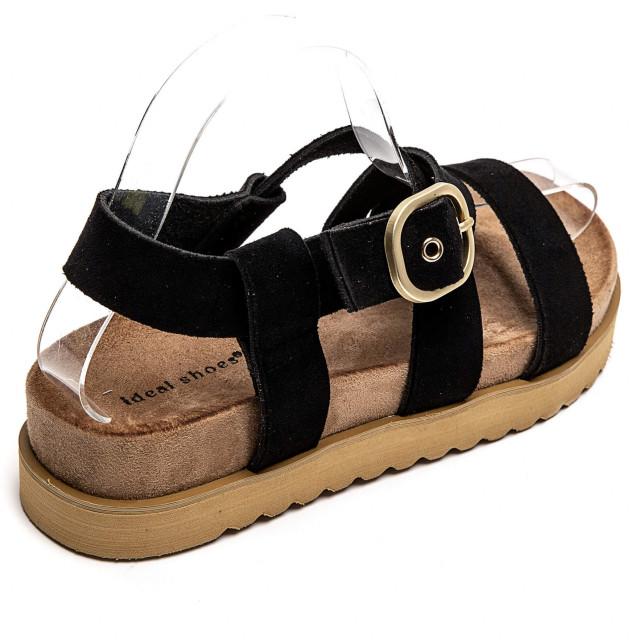 Ideal Shoes Chaussure Femmes Sandales Sandales Plates 5232