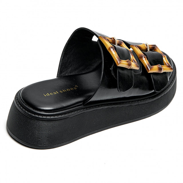 Ideal Shoes Chaussure Femmes Sandales Sandales Plates 5233