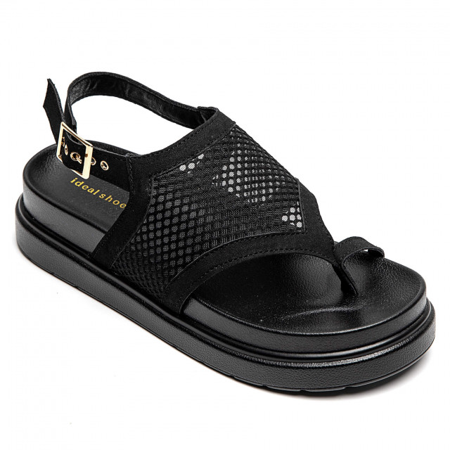 Ideal Shoes Chaussure Femmes Sandales Sandales Plates 5234