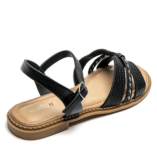 Ideal Shoes Chaussure Femmes Sandales Sandales Plates 5252