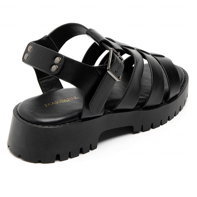 Ideal Shoes Chaussure Femmes Sandales Sandales Plates 5884