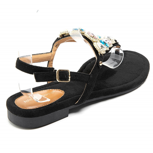 Ideal Shoes Chaussure Femmes Sandales Sandales Plates 6616