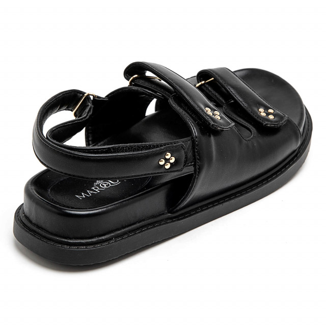 Ideal Shoes Chaussure Femmes Sandales Sandales Plates 6659