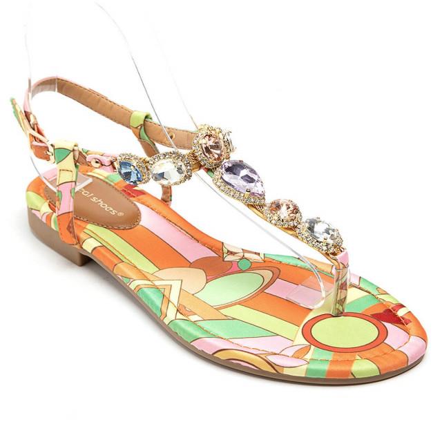 ideal shoes Chaussure femmes Sandales Sandales plates 8086