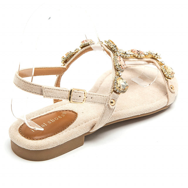 Ideal Shoes Chaussure Femmes Sandales Sandales Plates 8087