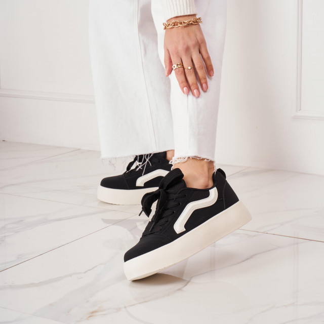 Ideal Shoes Chaussure Femmes Sneakers Sneakers Basses 9001