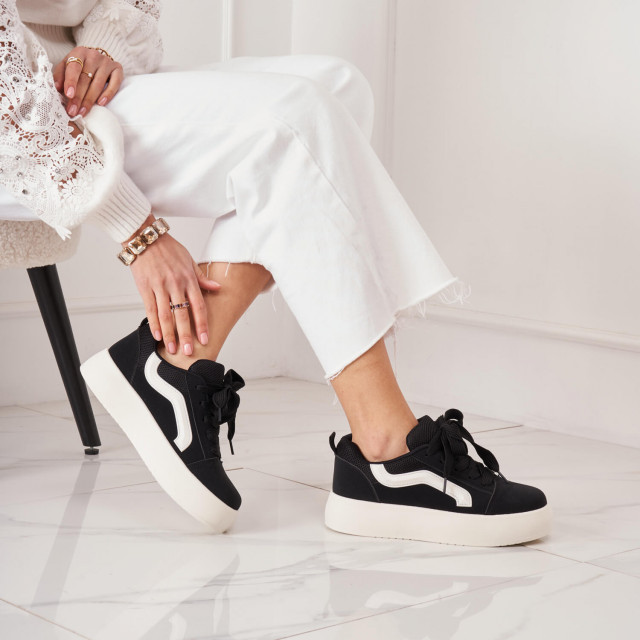 Ideal Shoes Chaussure Femmes Sneakers Sneakers Basses 9001
