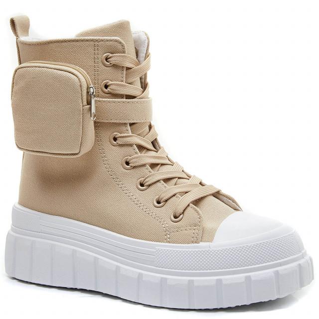 Ideal Shoes Chaussure Femmes Sneakers Sneakers Montantes 5327