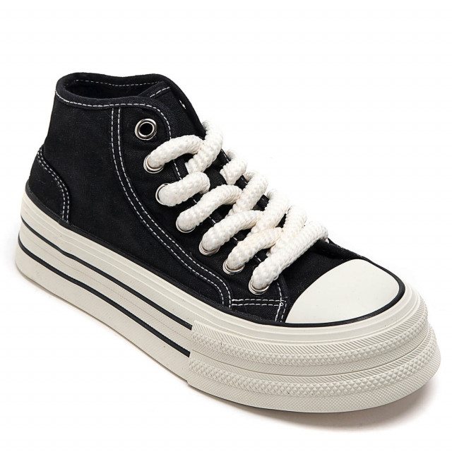 Ideal Shoes Chaussure Femmes Sneakers Sneakers Montantes 7536