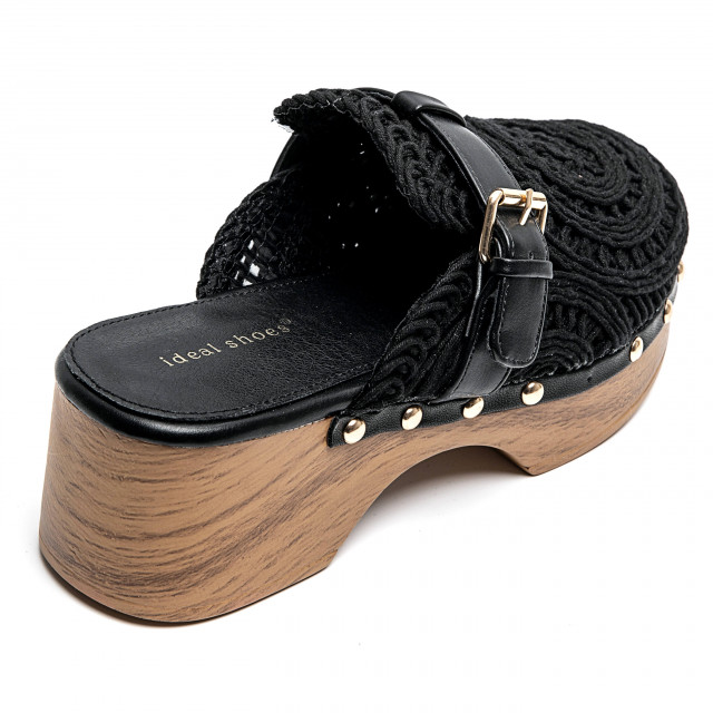 Ideal Shoes Chaussure Femmes Nu-pieds Mules 6627