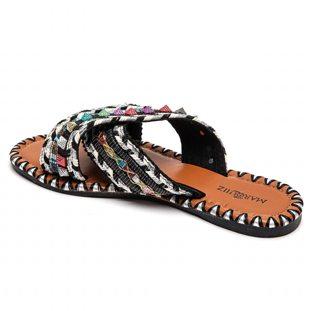 Ideal Shoes Chaussure Femmes Nu-pieds Tongs 1123