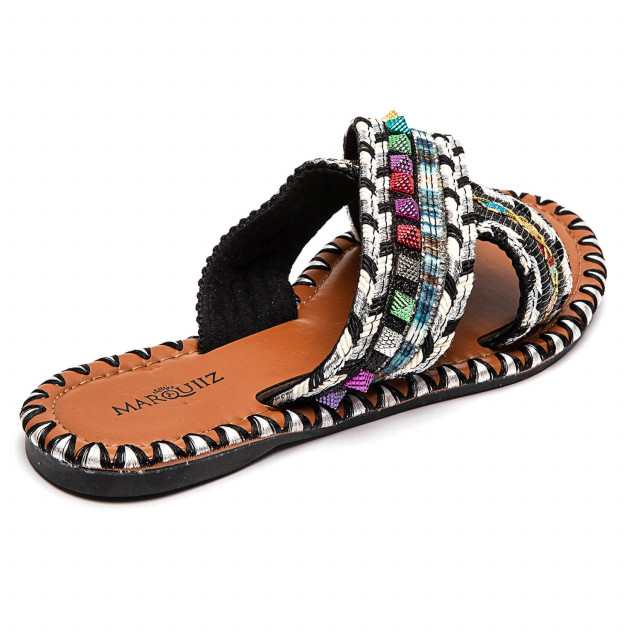 Ideal Shoes Chaussure Femmes Nu-pieds Tongs 1123