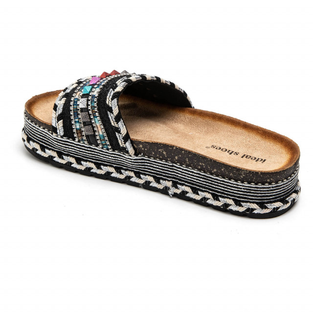 Ideal Shoes Chaussure Femmes Nu-pieds Tongs 1132