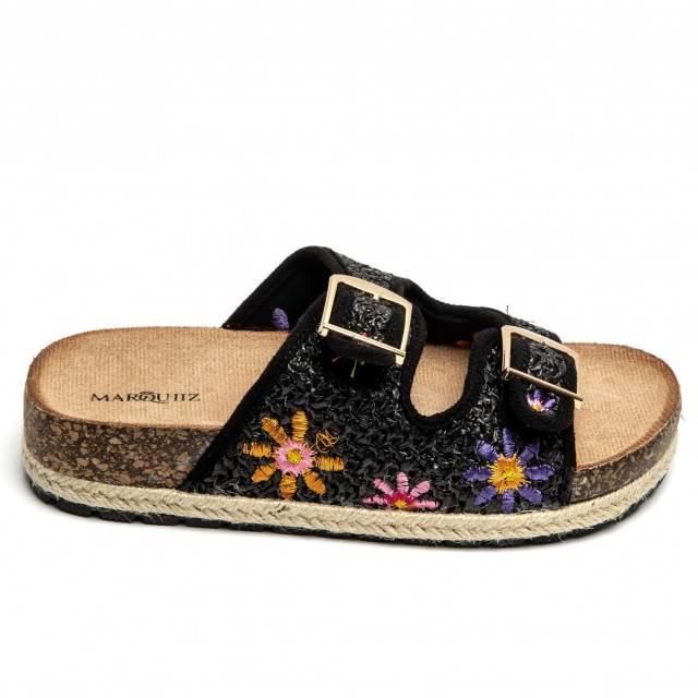 Ideal Shoes Chaussure Femmes Nu-pieds Tongs 1149