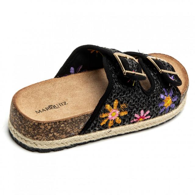 Ideal Shoes Chaussure Femmes Nu-pieds Tongs 1149