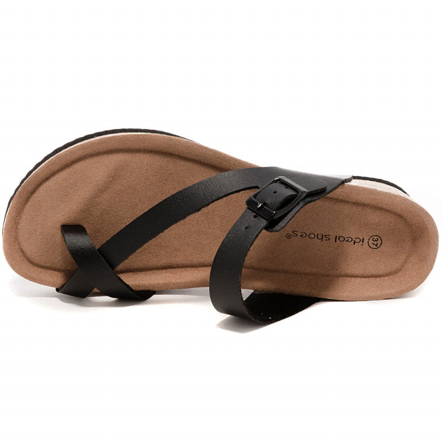 Ideal Shoes Chaussure Femmes Nu-pieds Tongs 1304-1
