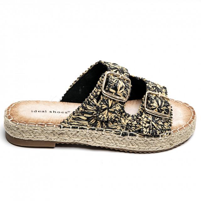 Ideal Shoes Chaussure Femmes Nu-pieds Tongs 2232