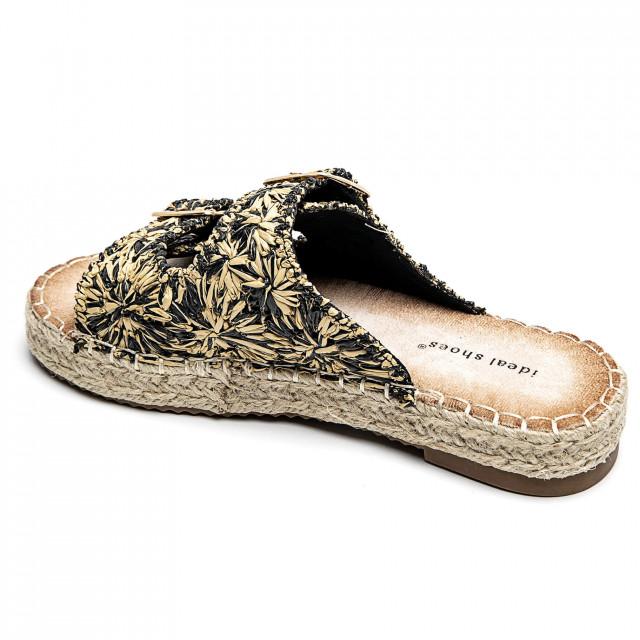 Ideal Shoes Chaussure Femmes Nu-pieds Tongs 2232