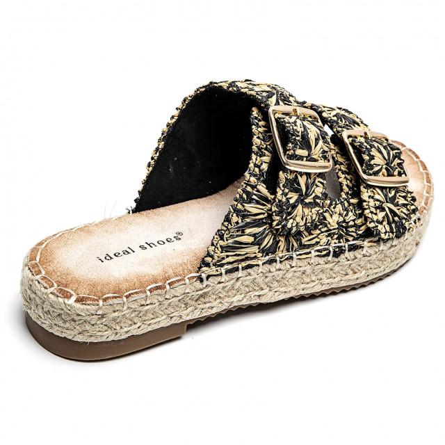 Ideal Shoes Chaussure Femmes Nu-pieds Tongs 2232