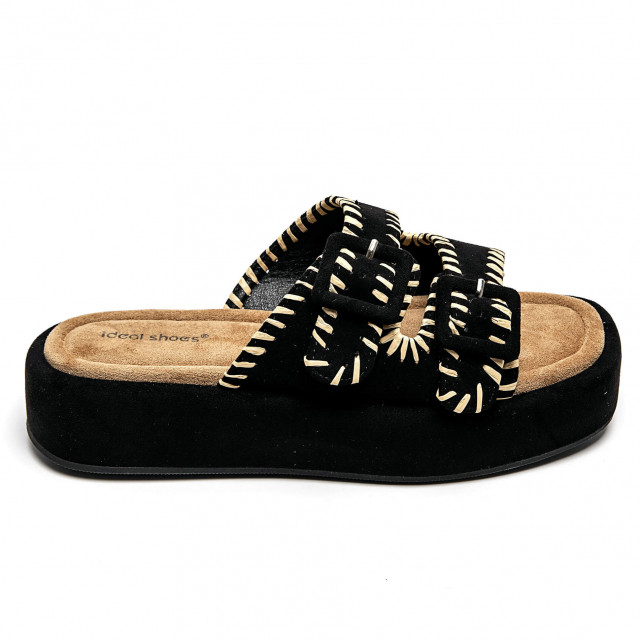 Ideal Shoes Chaussure Femmes Nu-pieds Tongs 2269