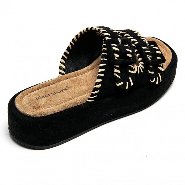 Ideal Shoes Chaussure Femmes Nu-pieds Tongs 2269