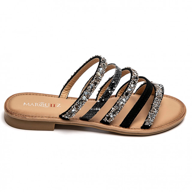 Ideal Shoes Chaussure Femmes Nu-pieds Tongs 2275