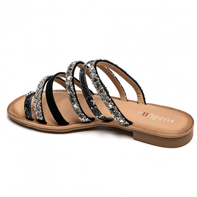 Ideal Shoes Chaussure Femmes Nu-pieds Tongs 2275