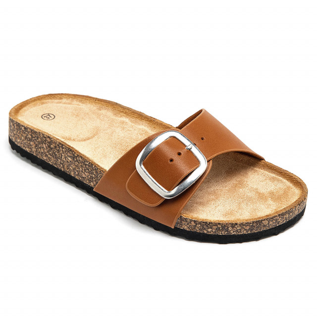 Ideal Shoes Chaussure Femmes Nu-pieds Tongs 2752