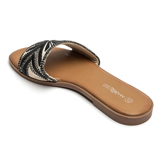 Ideal Shoes Chaussure Femmes Nu-pieds Tongs 2807