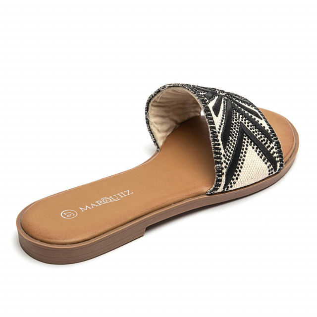 Ideal Shoes Chaussure Femmes Nu-pieds Tongs 2807