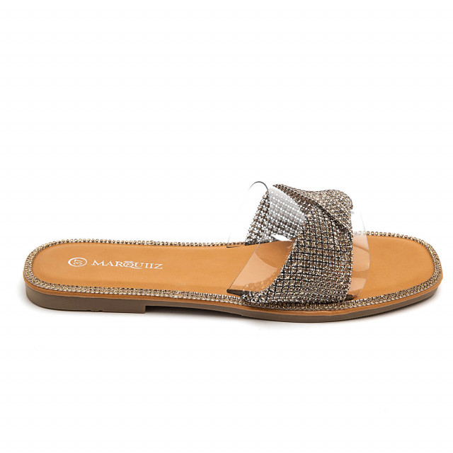 Ideal Shoes Chaussure Femmes Nu-pieds Tongs 2812