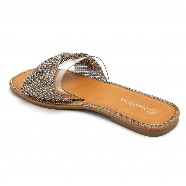 Ideal Shoes Chaussure Femmes Nu-pieds Tongs 2812