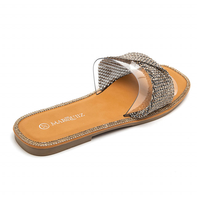 Ideal Shoes Chaussure Femmes Nu-pieds Tongs 2812