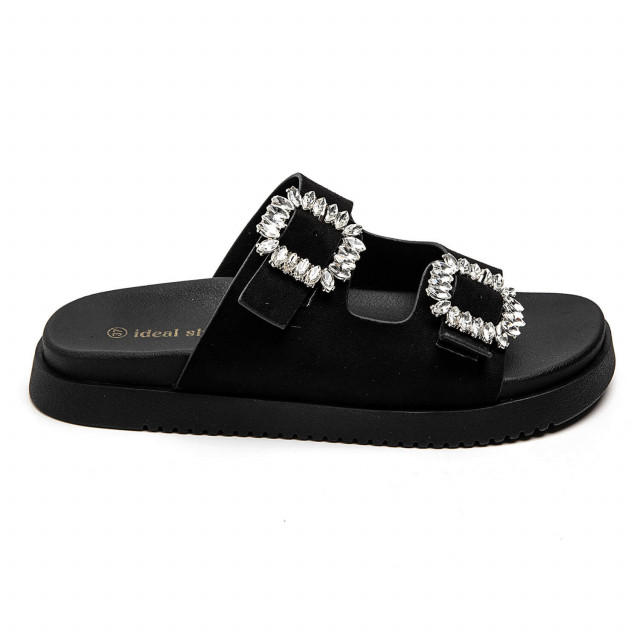 Ideal Shoes Chaussure Femmes Nu-pieds Tongs 2816