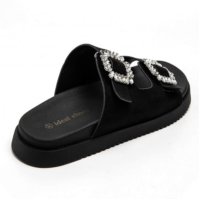 Ideal Shoes Chaussure Femmes Nu-pieds Tongs 2816