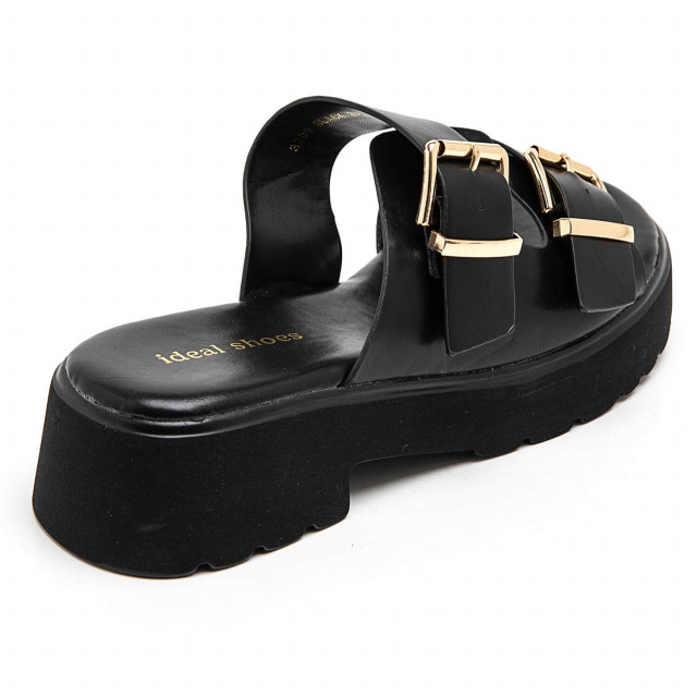 Ideal Shoes Chaussure Femmes Nu-pieds Tongs 3209