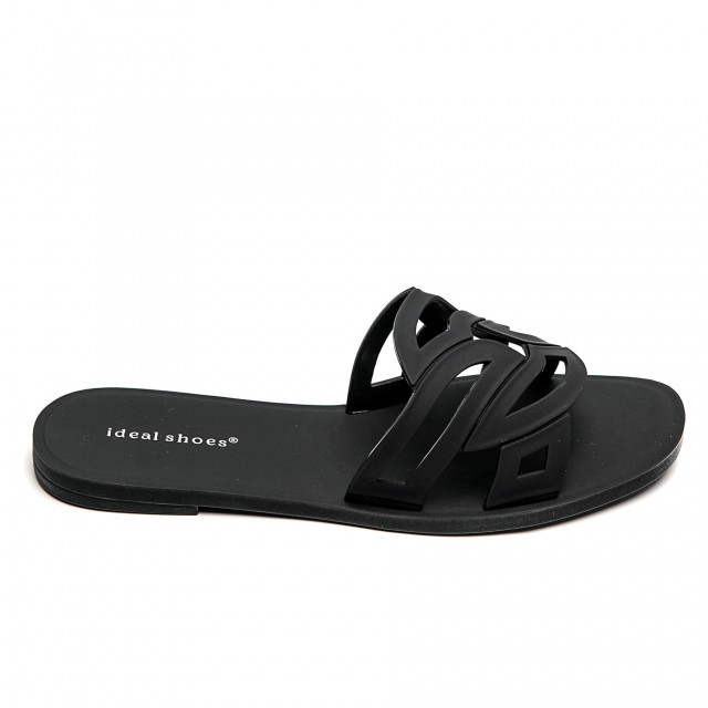 Ideal Shoes Chaussure Femmes Nu-pieds Tongs 3775