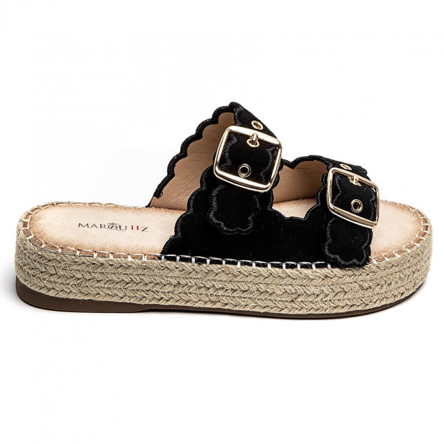 Ideal Shoes Chaussure Femmes Nu-pieds Tongs 3883